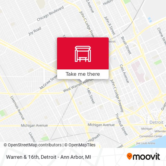 Mapa de Warren & 16th