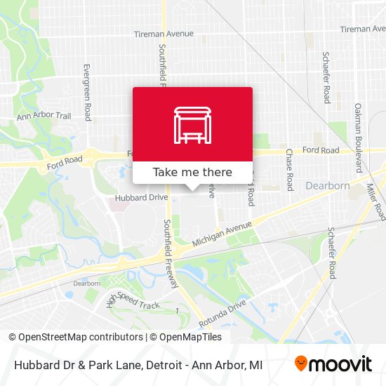 Mapa de Hubbard Dr & Park Lane