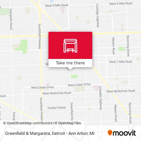 Mapa de Greenfield & Margareta