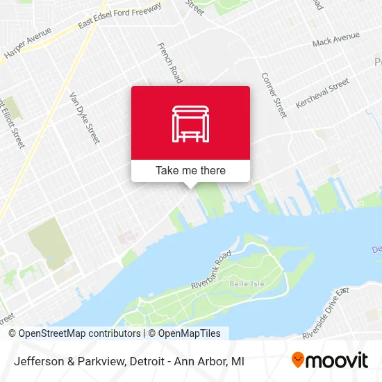 Jefferson & Parkview map