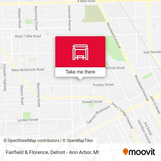 Fairfield & Florence map