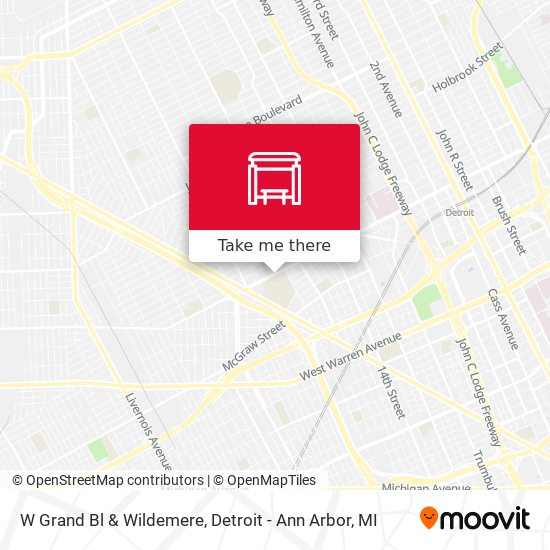 Mapa de W Grand Bl & Wildemere