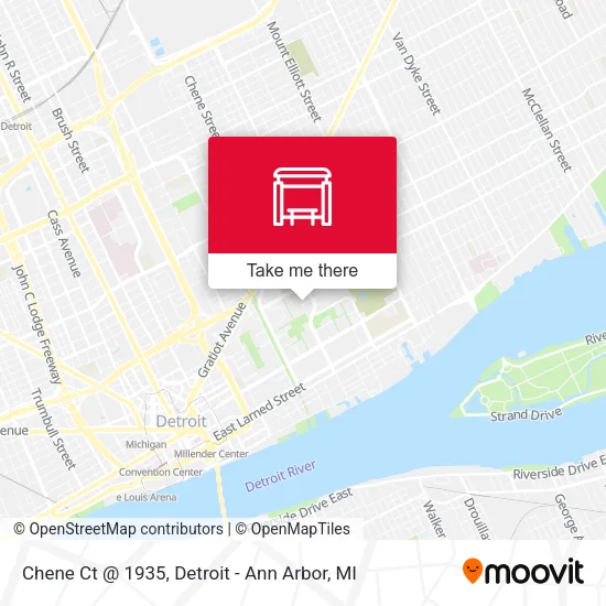 Chene Ct @ 1935 map