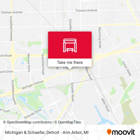 Mapa de Michigan & Schaefer