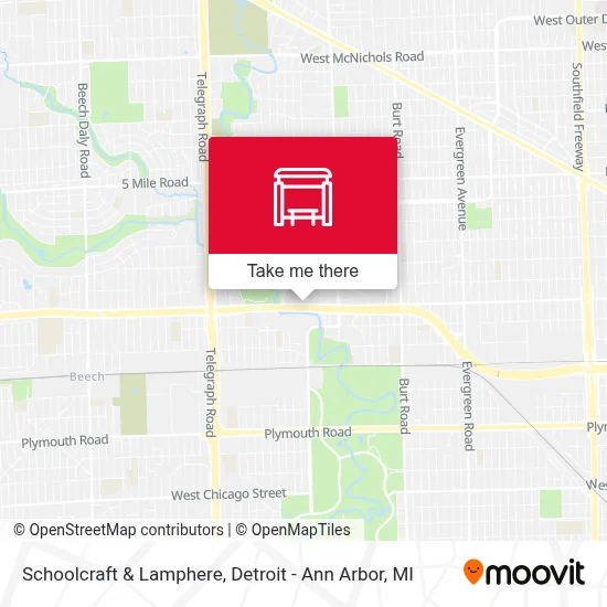 Schoolcraft & Lamphere map