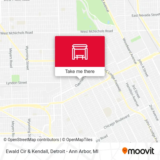 Ewald Cir & Kendall map