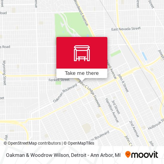 Oakman & Woodrow Wilson map