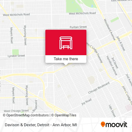 Davison & Dexter map