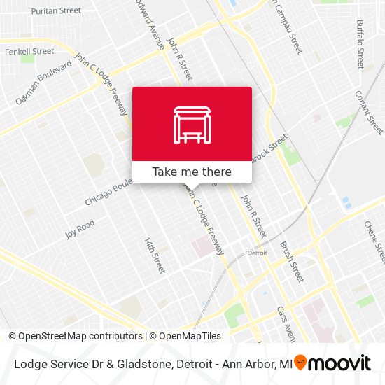 Lodge Service Dr & Gladstone map