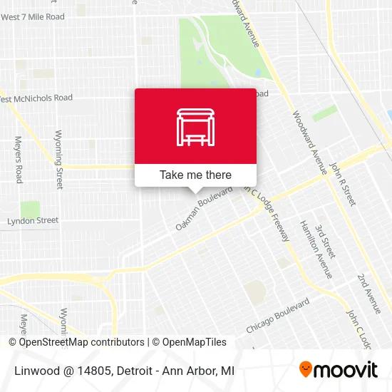 Linwood @ 14805 map