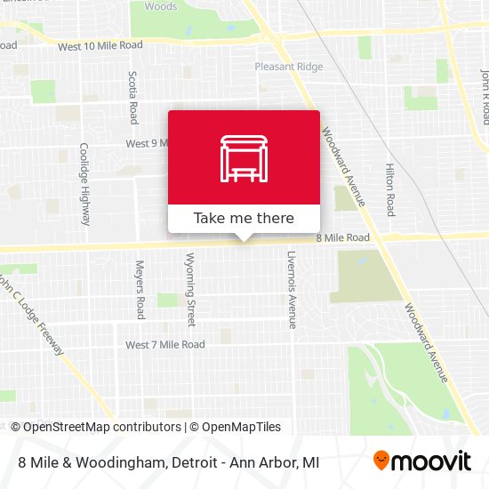 Mapa de 8 Mile & Woodingham
