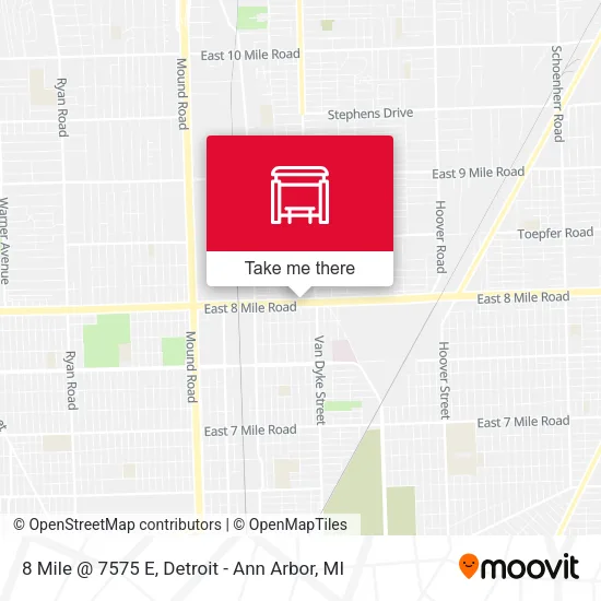 8 Mile @ 7575 E map