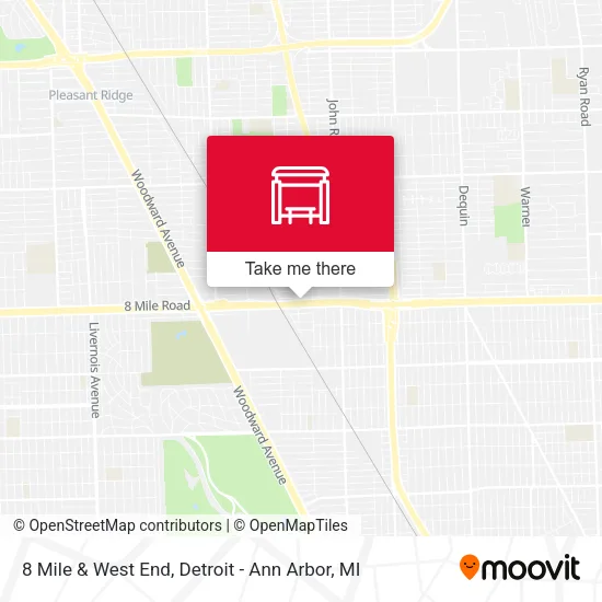 8 Mile & West End map