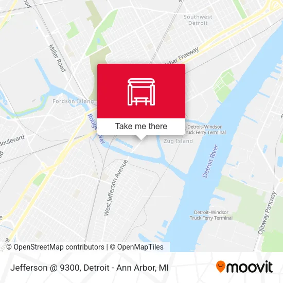 Jefferson @ 9300 map