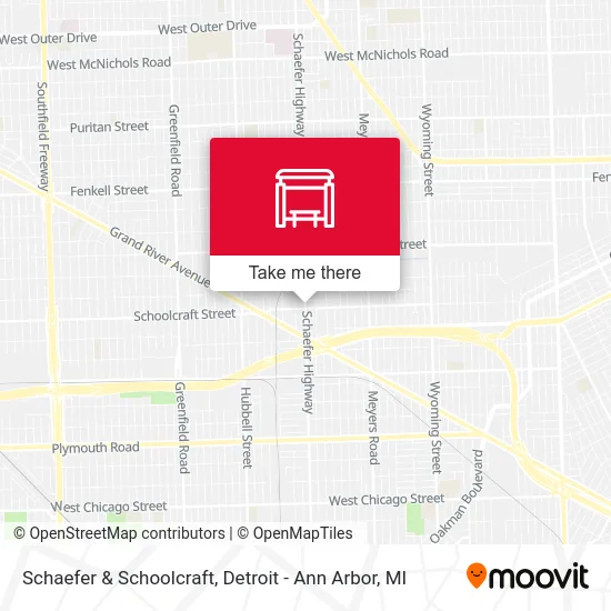 Schaefer & Schoolcraft map