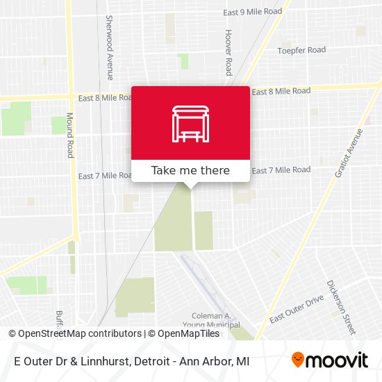 Mapa de E Outer Dr & Linnhurst