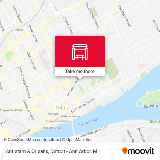 Antietam & Orleans map