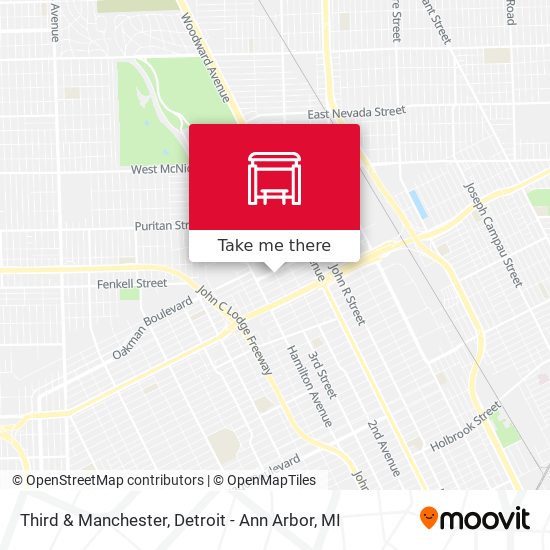 Mapa de Third & Manchester