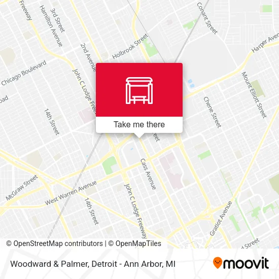 Woodward & Palmer map