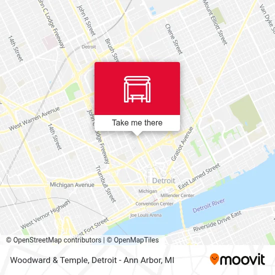 Woodward & Temple map
