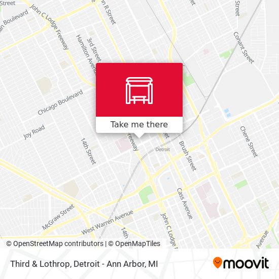 Mapa de Third & Lothrop