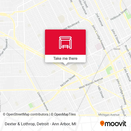 Dexter & Lothrop map