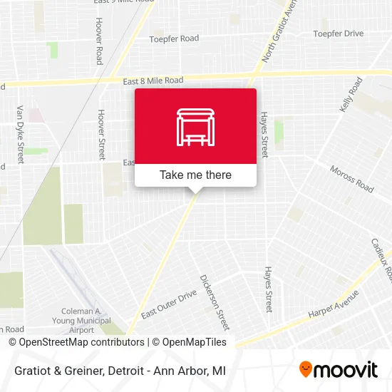Gratiot & Greiner map
