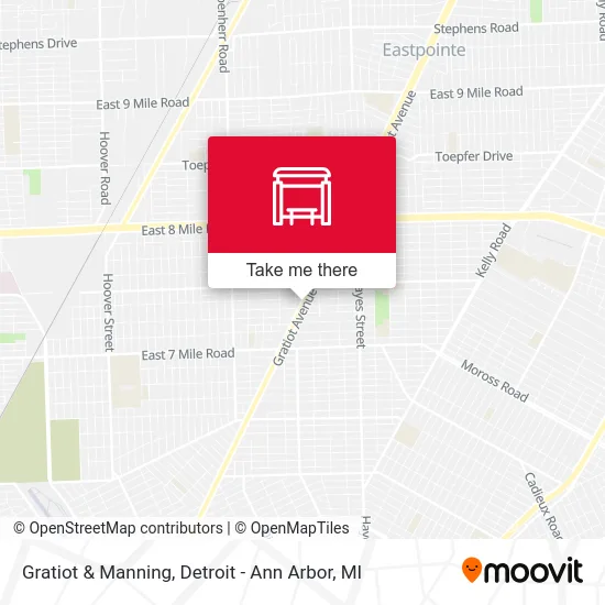 Gratiot & Manning map