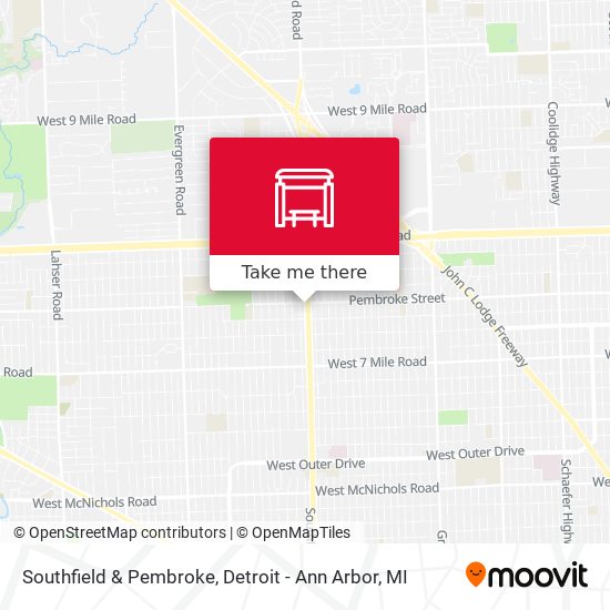 Mapa de Southfield & Pembroke