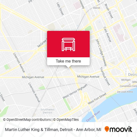 Martin Luther King & Tillman map