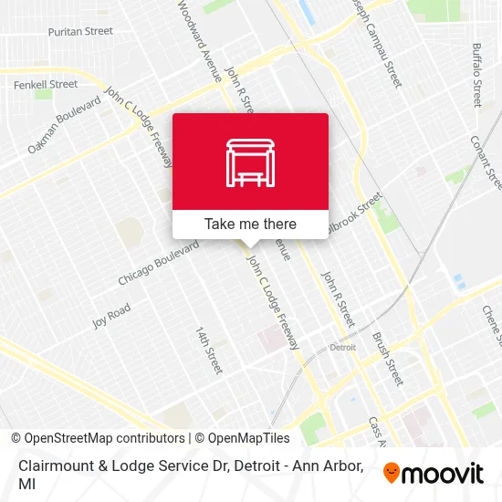 Clairmount & Lodge Service Dr map