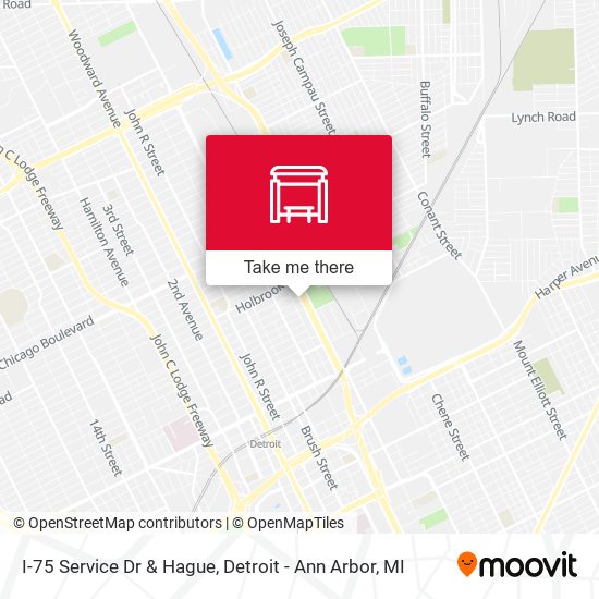 Mapa de I-75 Service Dr & Hague