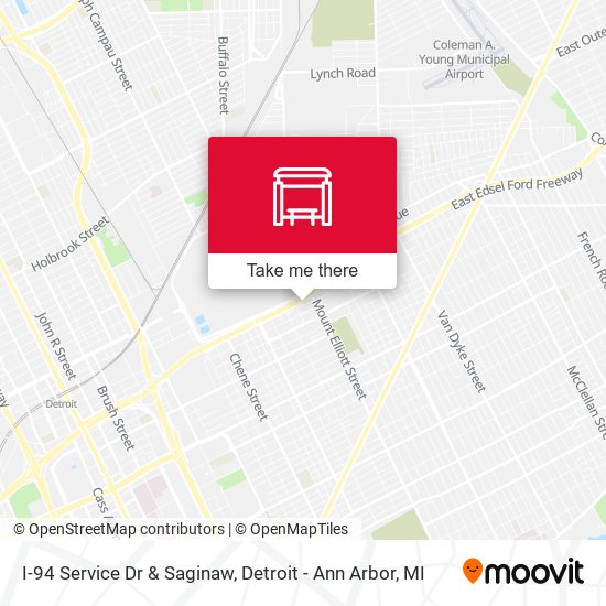 Mapa de I-94 Service Dr & Saginaw