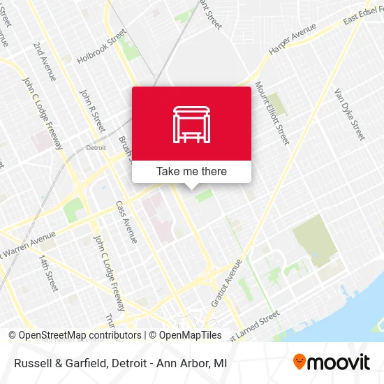 Russell & Garfield map