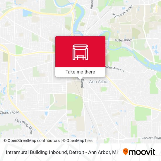 Intramural Building Inbound map