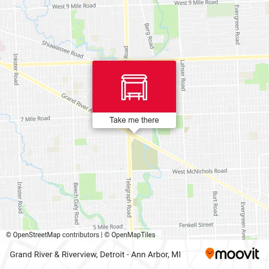 Grand River & Riverview map