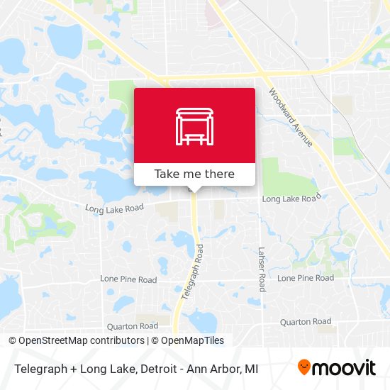 Mapa de Telegraph + Long Lake