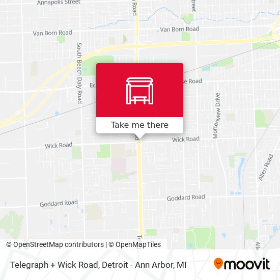 Mapa de Telegraph + Wick Road