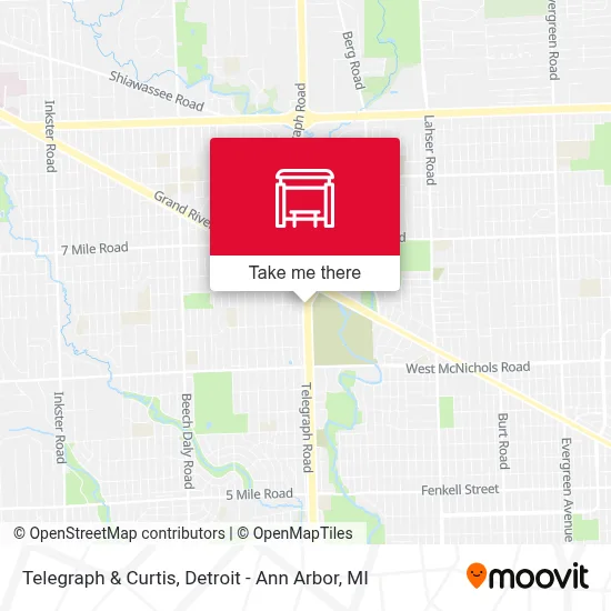 Telegraph & Curtis map