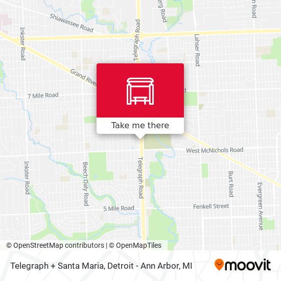 Mapa de Telegraph + Santa Maria