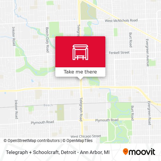 Telegraph + Schoolcraft map