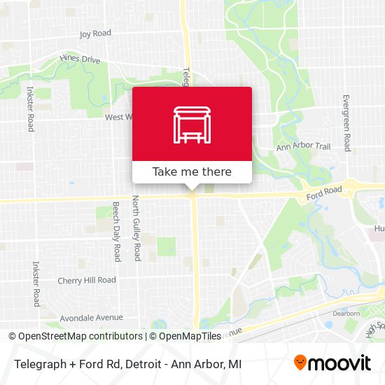 Mapa de Telegraph + Ford Rd