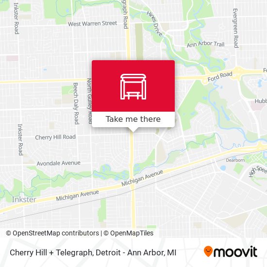 Cherry Hill + Telegraph map