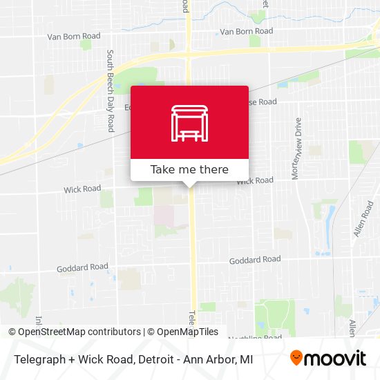 Mapa de Telegraph + Wick Road