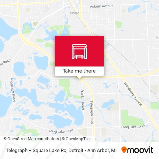 Telegraph + Square Lake Ro map
