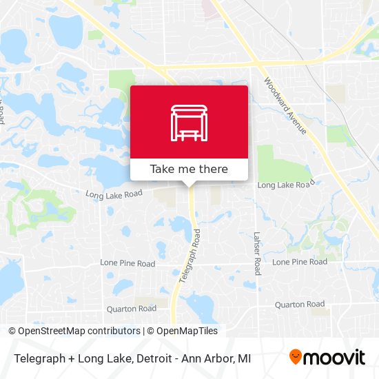 Mapa de Telegraph + Long Lake