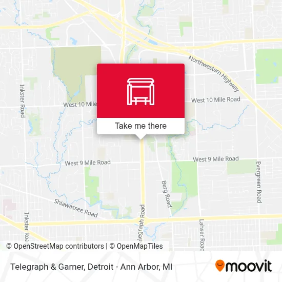 Telegraph & Garner map