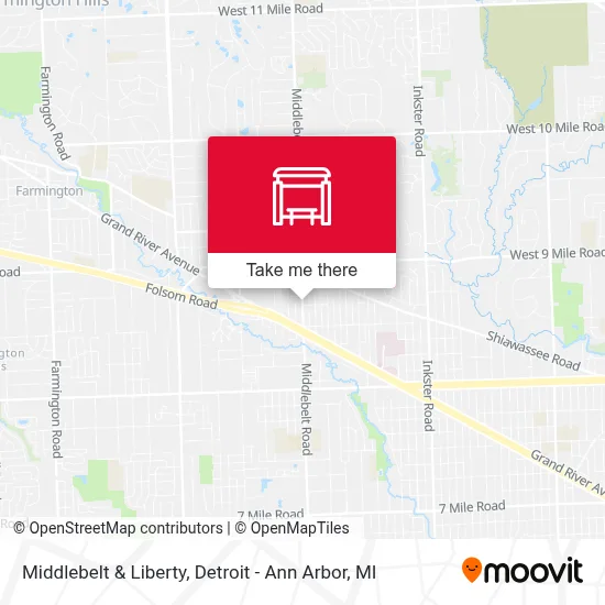 Middlebelt & Liberty map