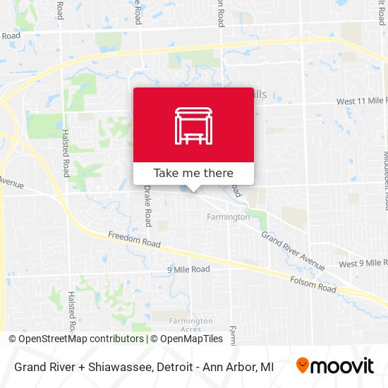 Mapa de Grand River + Shiawassee