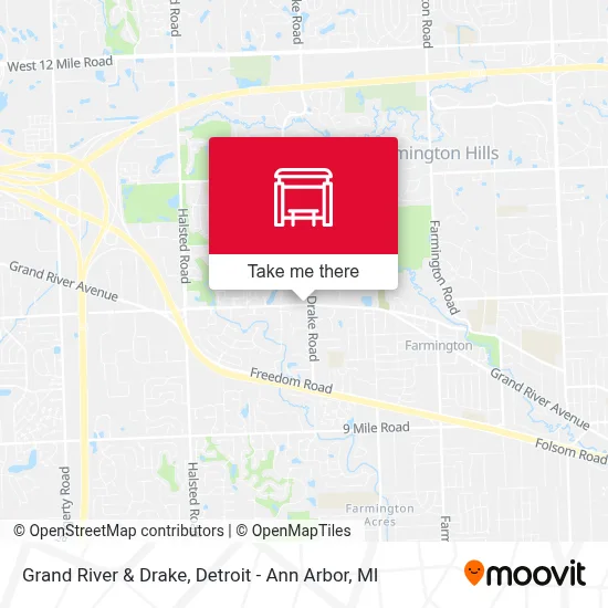 Grand River & Drake map